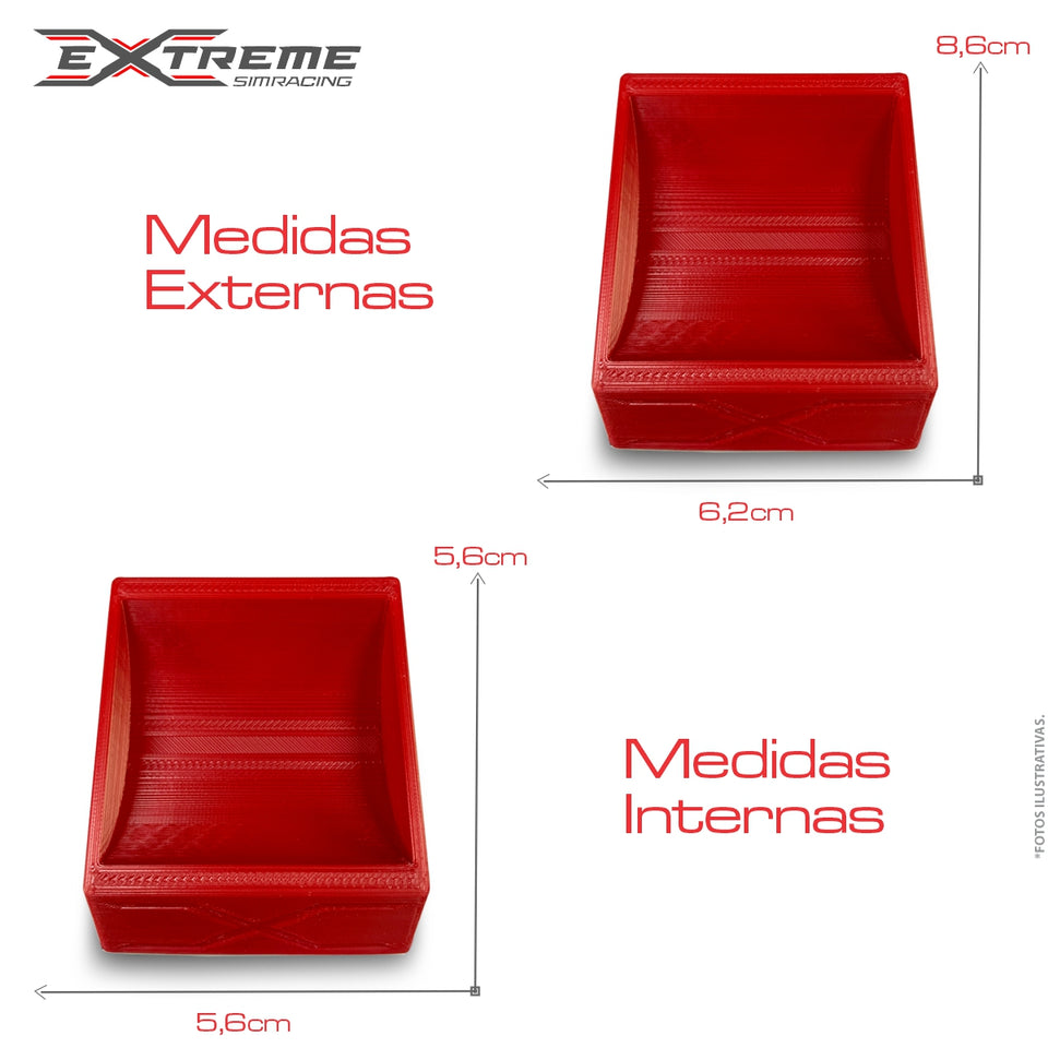 Travas Para Rodinhas De Cadeiras Vermelho