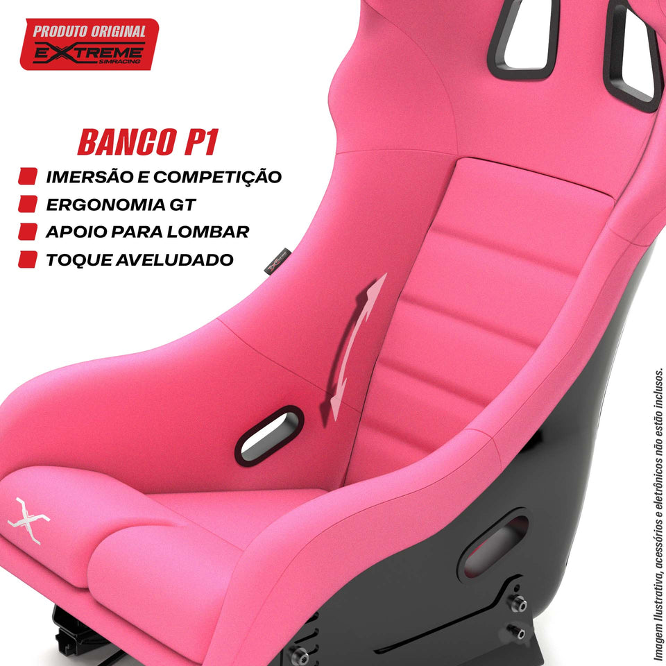 Banco P1 Rosa