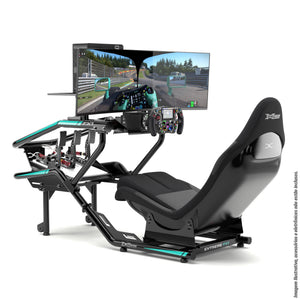 Cockpit Formula FX1 Preto e Verde Completo