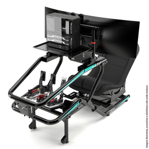 Cockpit Formula FX1 Preto e Verde Completo