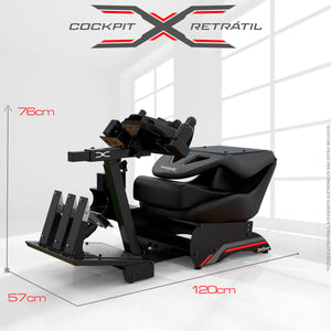 Cockpit Retrátil X V3 Vermelho