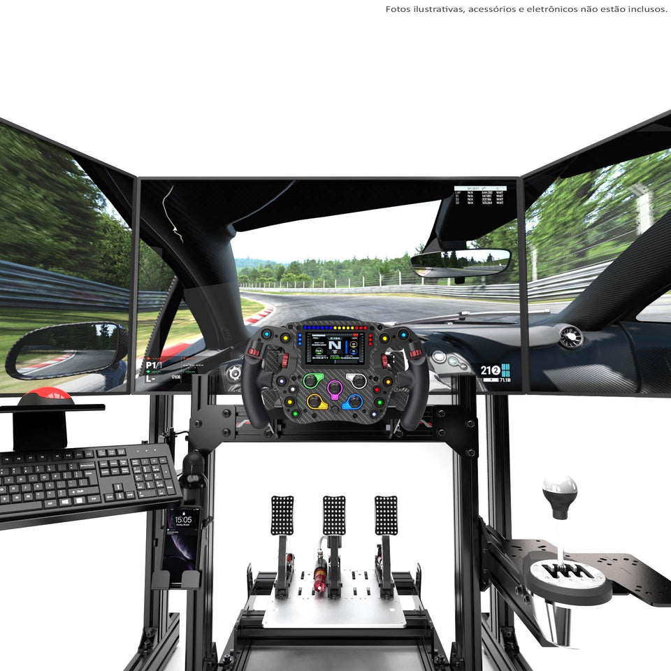 ADD-ON para 03 telas Aluminio