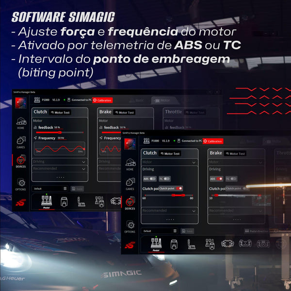 Feedback Tátil para Pedal P1000 Simagic P-HPR