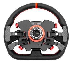 GTPRO D-Shape Couro - Volante Sport Add-on Simagic