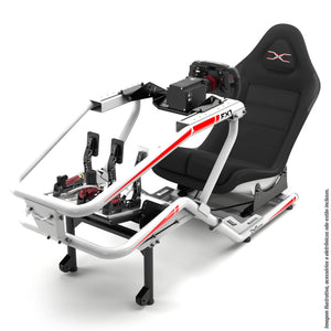 Cockpit Formula FX1 Branco e Vermelho