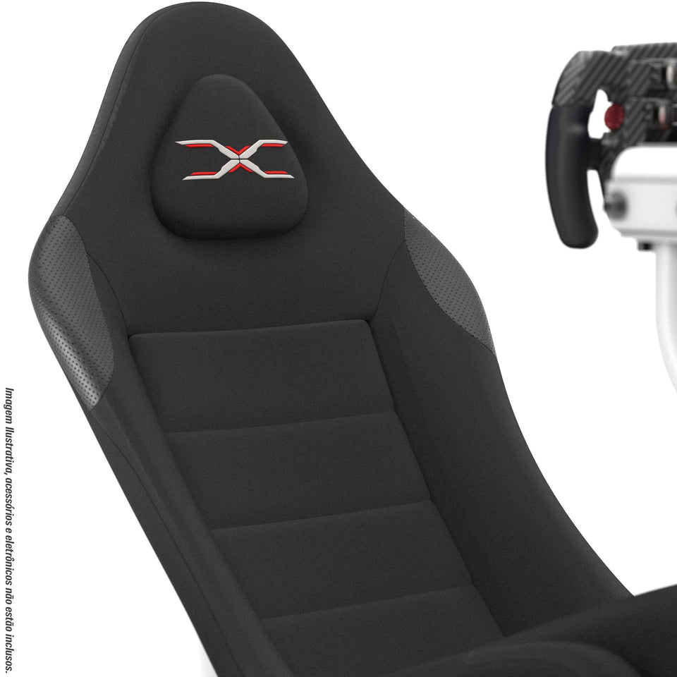 Cockpit Formula FX1 Branco e Vermelho