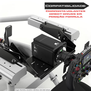 Cockpit Formula FX1 Branco e Vermelho