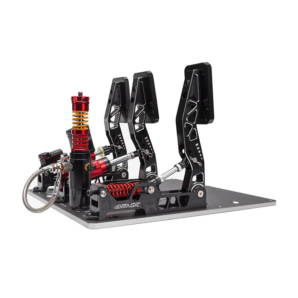 Pedaleira P2000-S200R Tri Pedal Hidráulico Simagic
