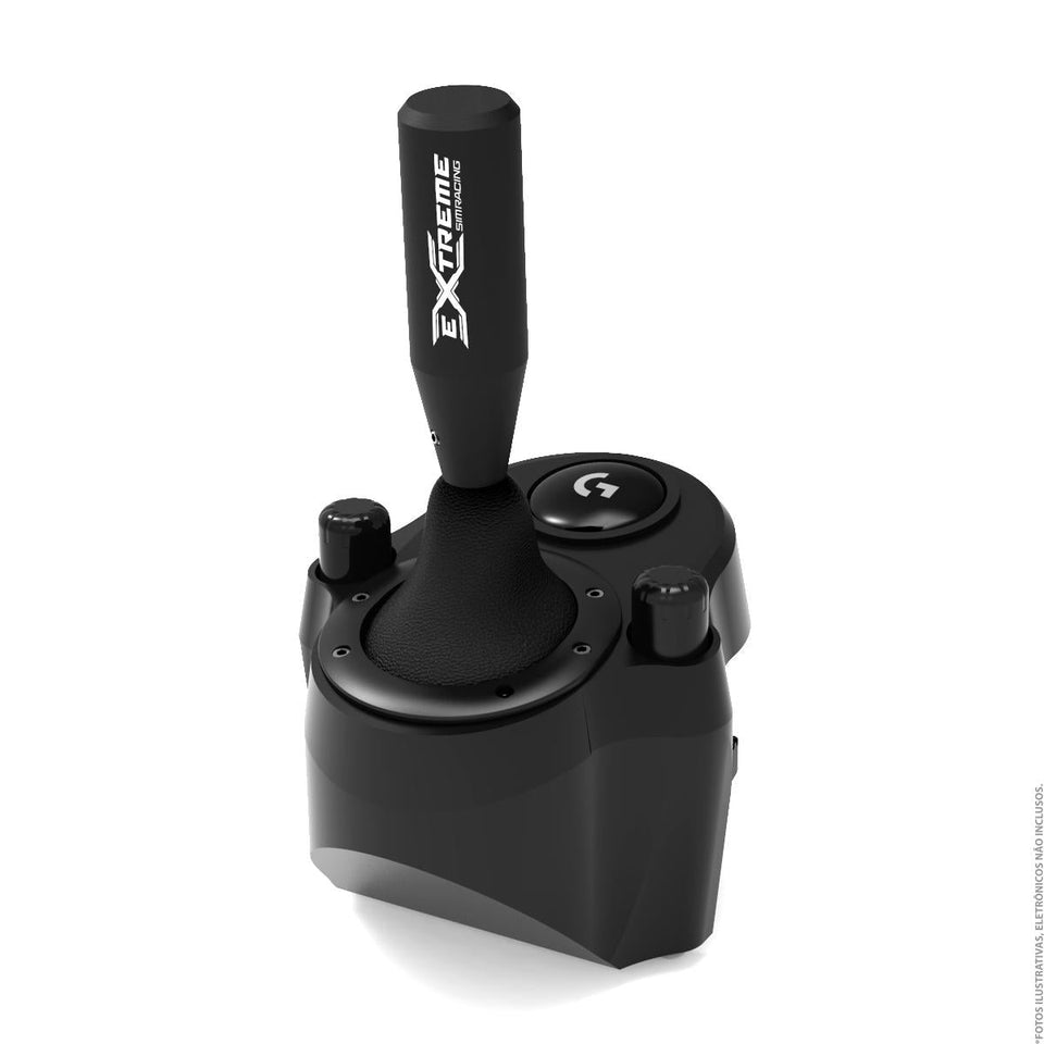 Manopla Câmbios Logitech e Thrustmaster
