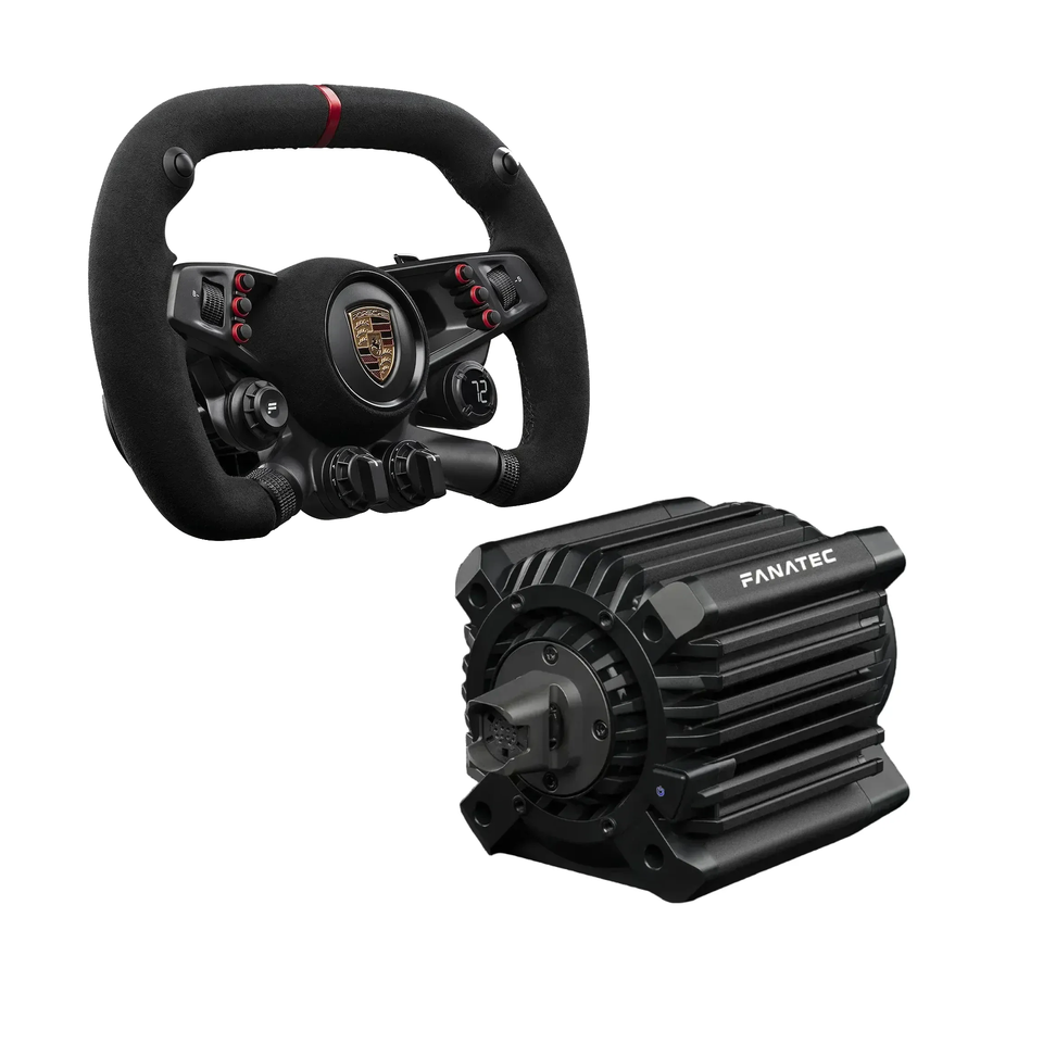 Combo Base Fanatec ClubSport DD+ 18 Nm e Volante CSL Elite Porsche Vision Gran Turismo