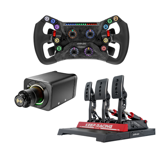 Bundle Simagic Alpha EVO Pro 18 Nm + GT NEO + P1000 Tri Pedal