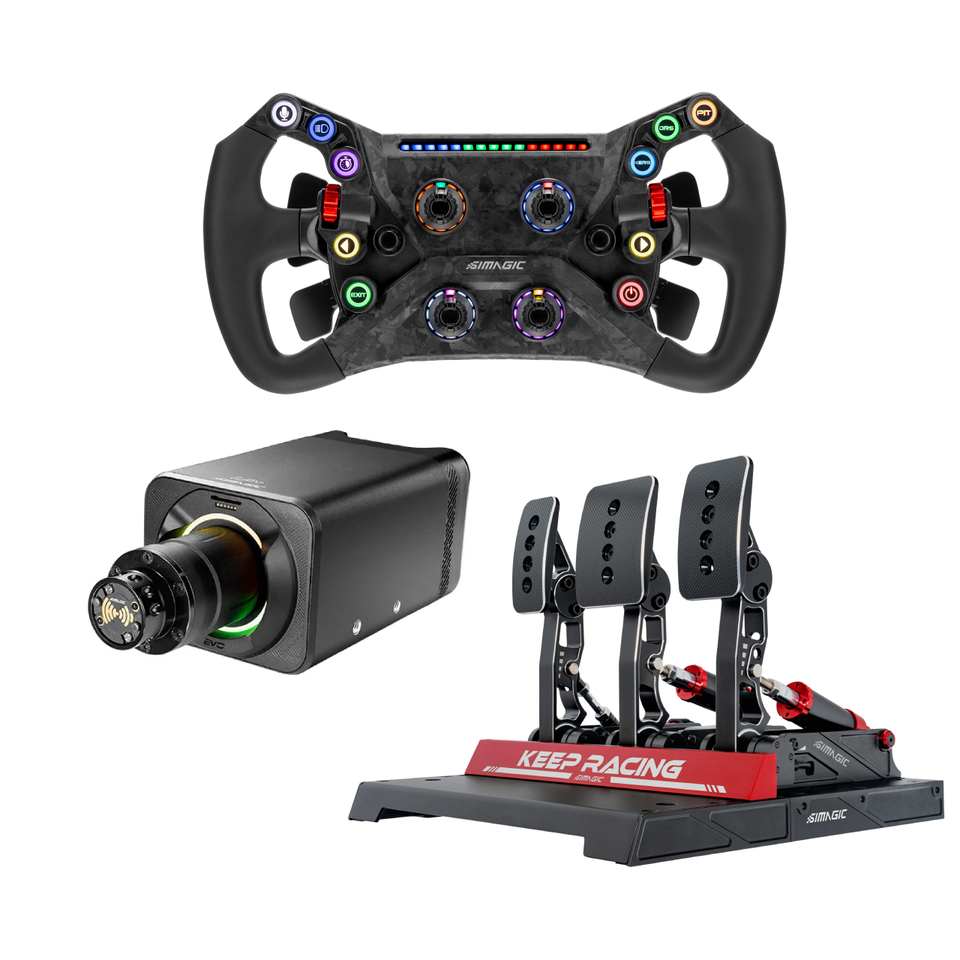 Bundle Simagic Alpha EVO Pro 18 Nm + GT NEO + P1000 Tri Pedal