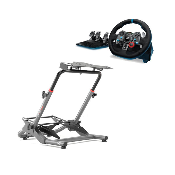 Bundle Logitech G29 para PS4 PS5 e PC + SGT Cinza Extreme Simracing