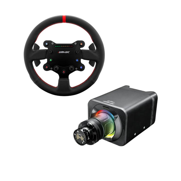 Bundle Simagic Alpha EVO 9Nm + GTS Couro