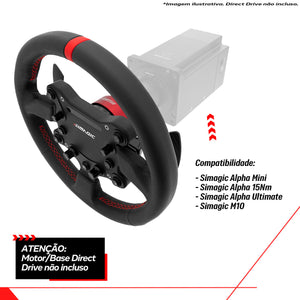 GTS Couro Aro Sport Add-on Simagic
