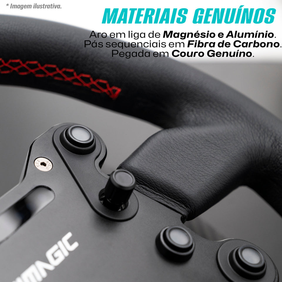 GTS Couro Aro Sport Add-on Simagic