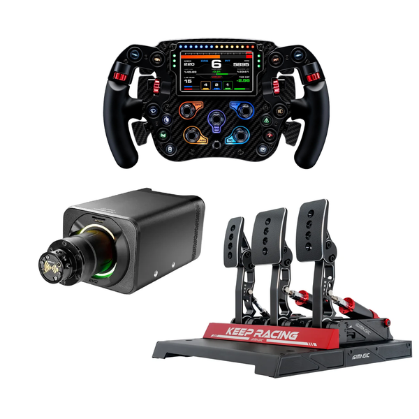 Bundle Simagic Alpha EVO Pro 18 Nm + FX PRO + P1000 Tri Pedal