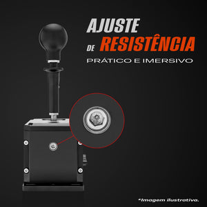 Câmbio DS-8X Simagic - Padrão H e Sequencial