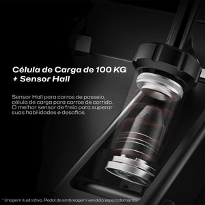 P500 Dual Pedal - Célula de Carga 100Kg - Simagic
