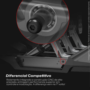 P500 Dual Pedal - Célula de Carga 100Kg - Simagic