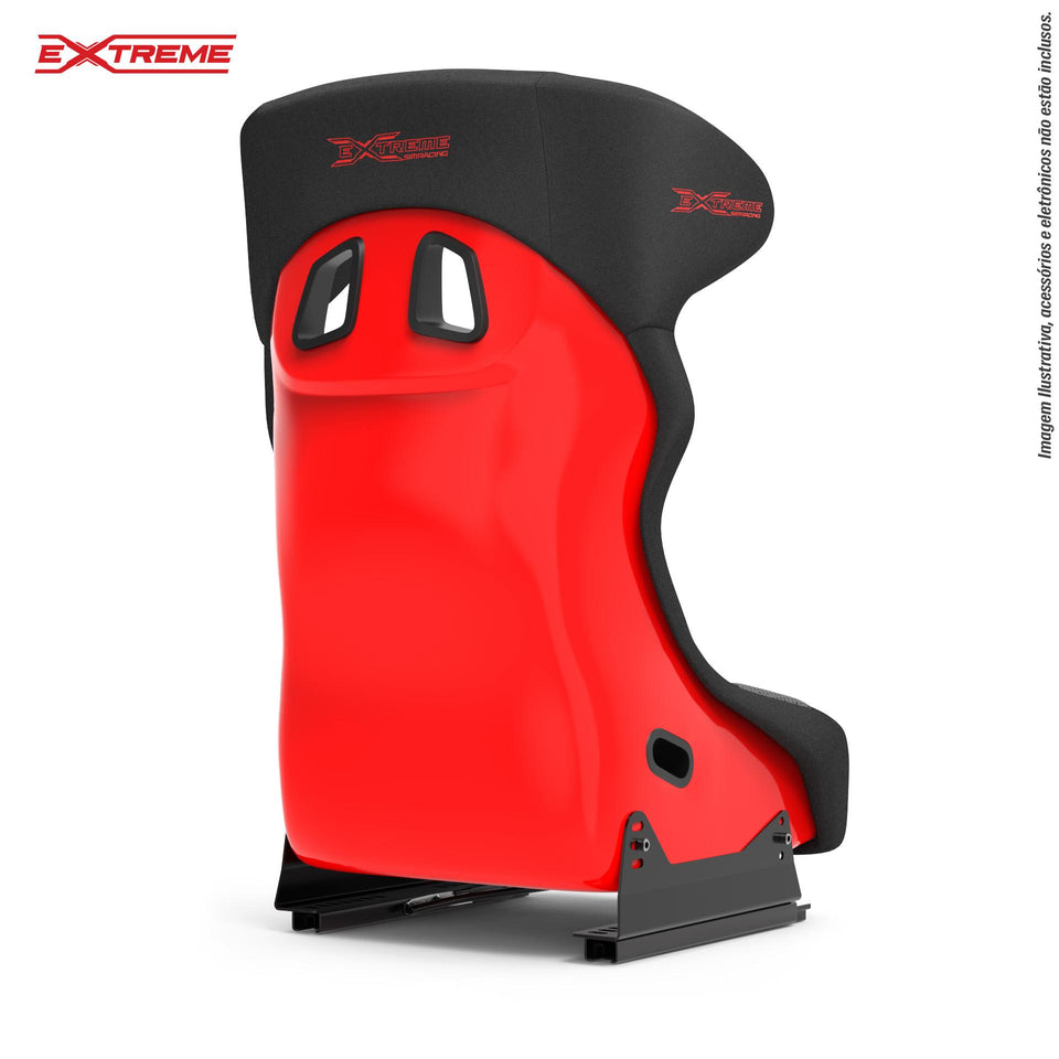 Banco P1 Vermelho com Preto