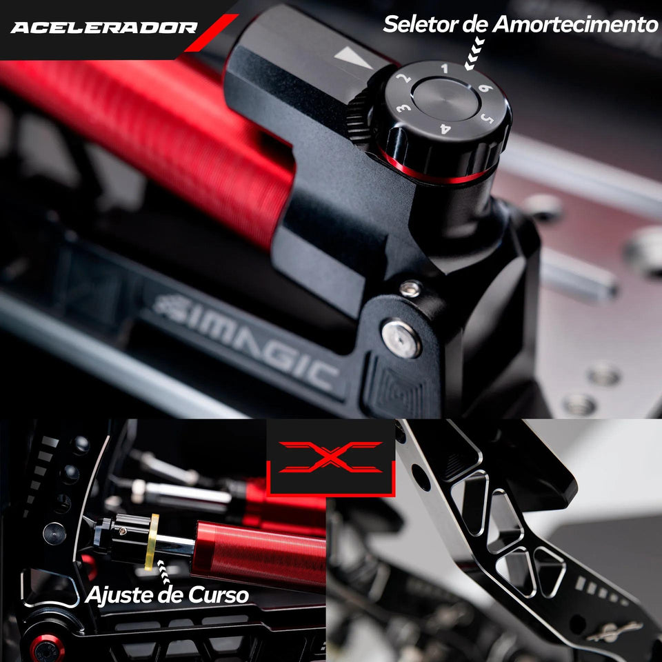 P2000 Simagic Tri-pedal Hidráulico com Célula de Carga 100Kg - Simagic