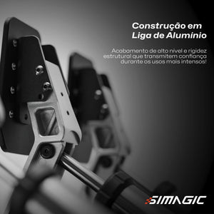 P500 Dual Pedal - Célula de Carga 100Kg - Simagic