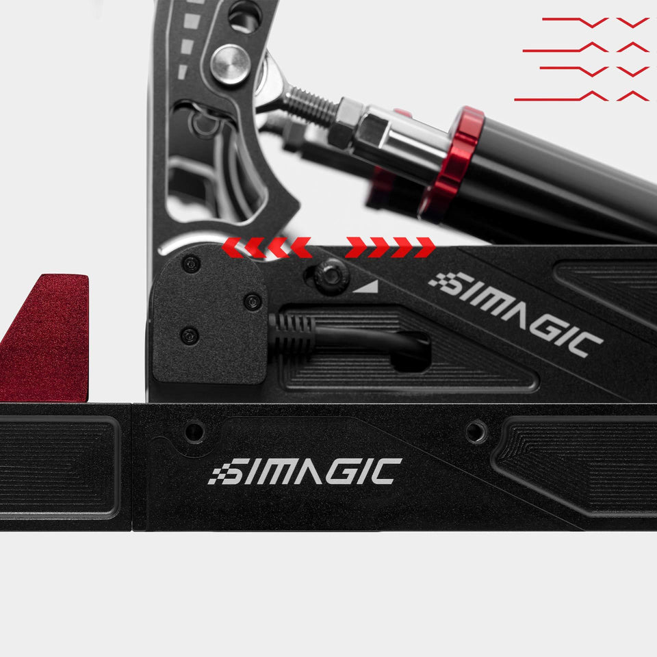 Pedaleira P1000-F Dual Pedal Simagic