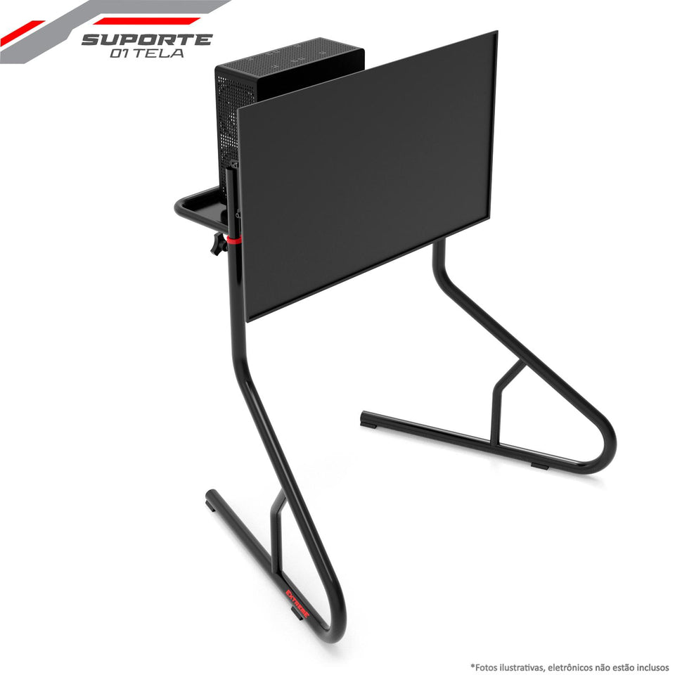 Suporte Para 01 Tela Com Porta Pc/Console