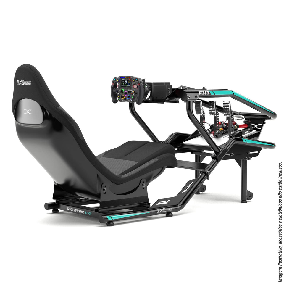 Cockpit Formula FX1 Preto e Verde
