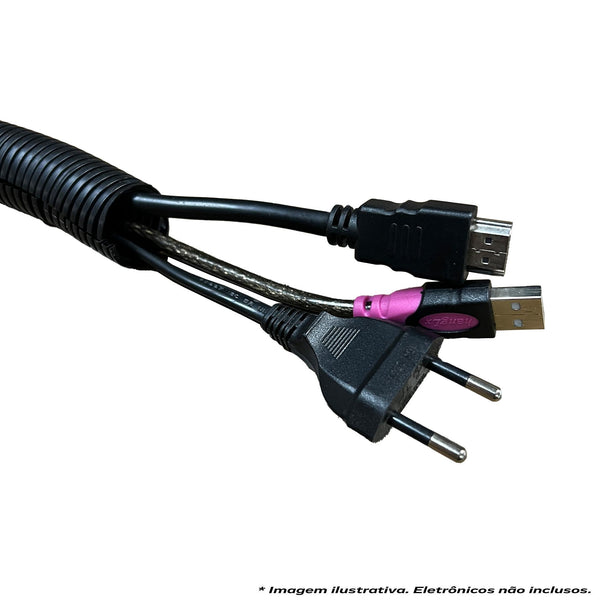 Tubo para Organização de cabos - 3 Metros