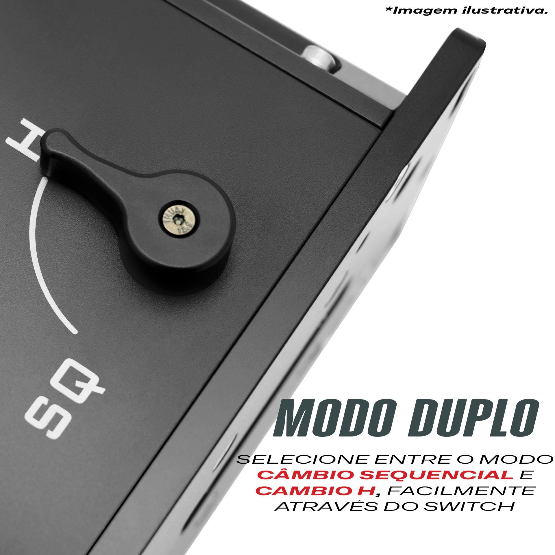 Câmbio DS-8X Simagic - Padrão H e Sequencial – Extreme SimRacing