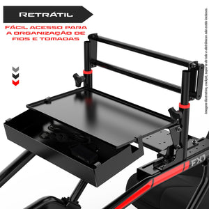 Bandeja Porta Fios para Suporte de Tela FX1