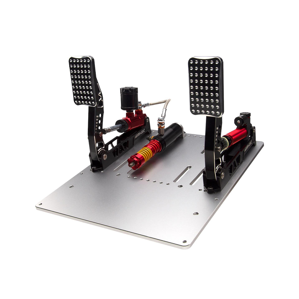 Pedaleira P2000-S100RF Dual Pedal Hidráulico Simagic