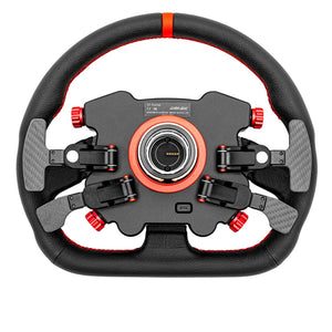 GTPRO D-Shape Couro - Volante Sport Add-on Simagic