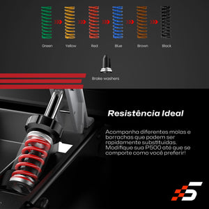 P500 Dual Pedal - Célula de Carga 100Kg - Simagic