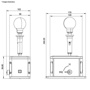 Câmbio DS-8X Simagic - Padrão H e Sequencial