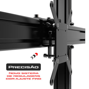 ADD-ON para 03 telas Aluminio