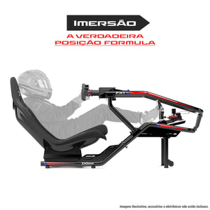 Cockpit Formula FX1 Preto e Vermelho