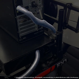 Tubo para Organização de cabos - 3 Metros