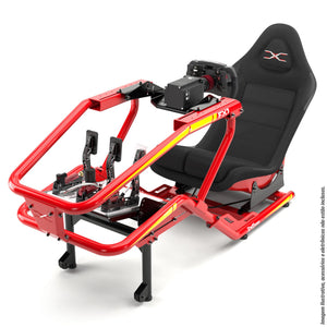 Cockpit Formula FX1 Vermelho e Amarelo