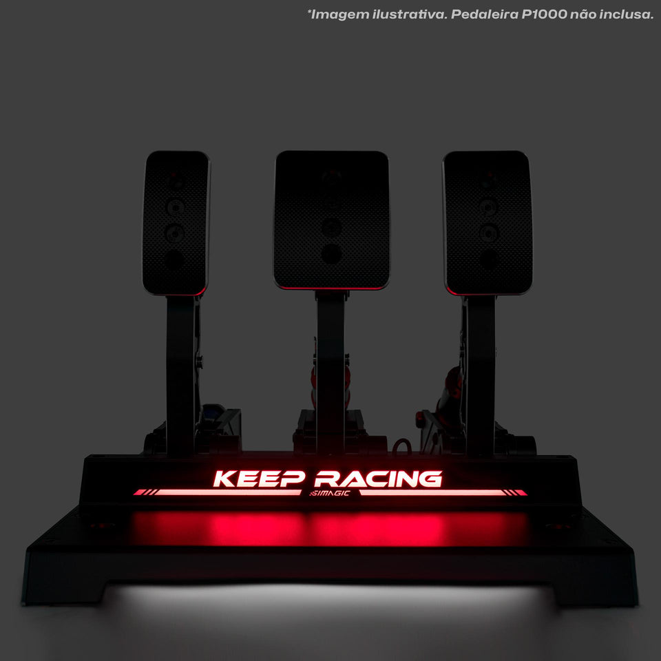Apoio de Calcanhar LED RGB Ativo para P1000 e P1000i Simagic P-SRH