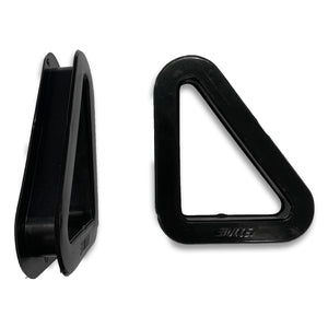 Par Moldura Passa Cinto Triângulo Para Banco Concha