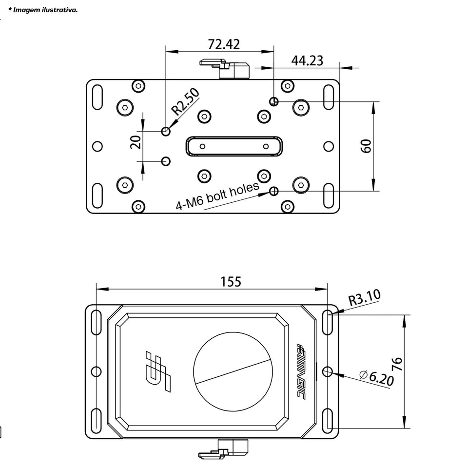 Câmbio DS-8X Simagic - Padrão H e Sequencial