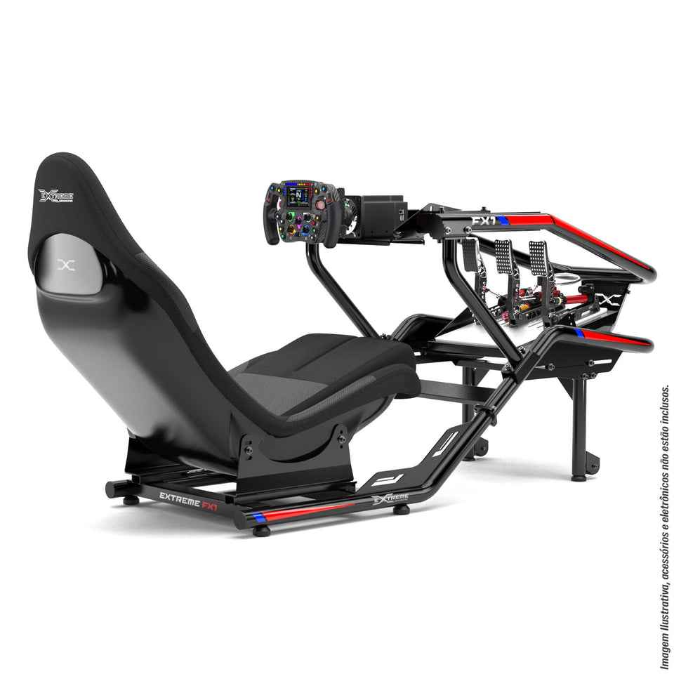 Cockpit Formula FX1 Preto e Vermelho